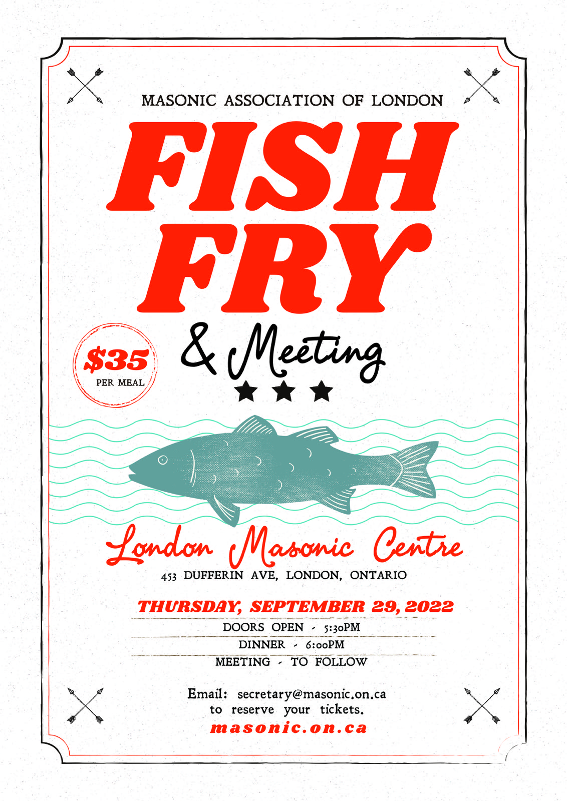 Masonic Association Fish Fry 2022